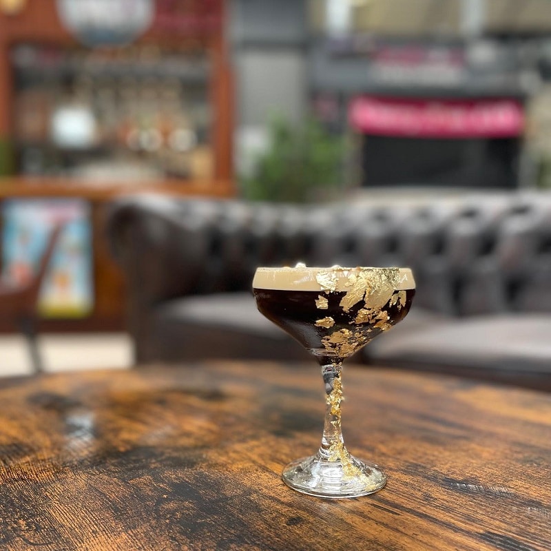 Espresso Martini cocktail served at The Wool Market